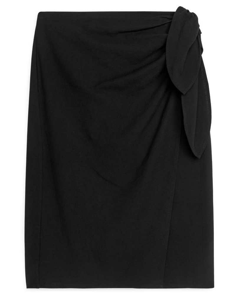 Arket Damen Texturierter Wickelrock