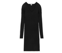 Kleid In Rippstrick