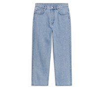 Rose Cropped Straight Jeans