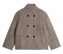 Gebürstete Wolljacke