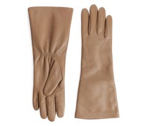 Lederhandschuhe Mit Weiten Stulpen