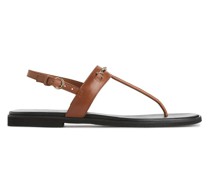 Zehensteg-Sandalen Aus Leder