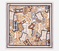 BUBBLE SEIDENSCHAL 90 x 90 CM