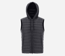 WESTE AUS NYLON ULTRALIGHT & FLEECE