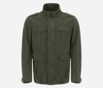 FELDJACKE AUS STÜCKGEFÄRBTEM LEINEN & BAUMWOLLE