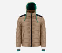 BOMBERJACKE AUS NYLON ULTRALIGHT & PLASTER