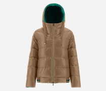WENDE-BOMBERJACKE AUS NYLON ULTRALIGHT UND NEW TECHNO TAFT