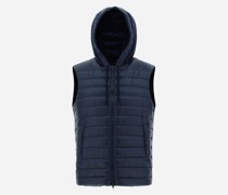 WESTE AUS NYLON ULTRALIGHT & FLEECE