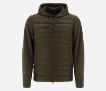 BOMBERJACKE AUS NYLON ULTRALIGHT & FLEECE