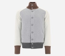RESORT CARDIGAN AUS WOLLE UND KASCHMIR MIT FARBBLOCK