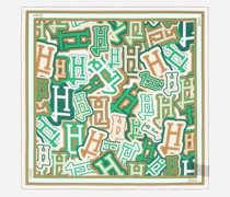BUBBLE SEIDENSCHAL 90 x 90 CM