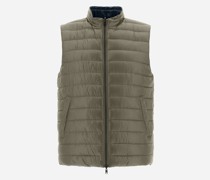 WENDBARE, ZWEIFARBIGE WESTE AUS NYLON ULTRALIGHT