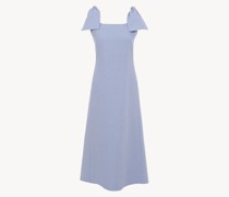 CHLOÉ Sommerliches Kleid mit Schleifenträger Blau