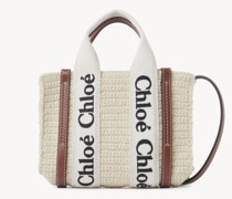 CHLOÉ Woody Mini-Shopper Braun