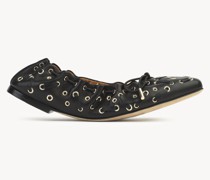 CHLOÉ Oracia Ballerinas Schwarz