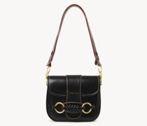 SEE BY CHLOÉ Saddie Satchel-Tasche Schwarz
