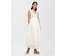 SEE BY CHLOÉ Langes Sommerkleid Weiß