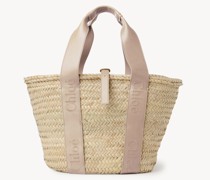 CHLOÉ Mittelgroße Chloé Sense Korbtasche Braun