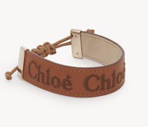 CHLOÉ Woody Armreif Braun