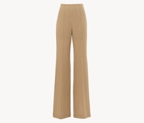 CHLOÉ Hose mit weitem Bein Braun