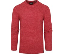 Rot Pullover Mix Wool Melange