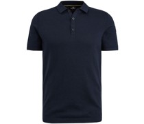 Knitted Polo Navy