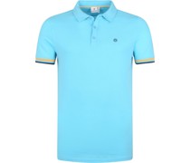 Polo Shirt M80 Aqua Blau