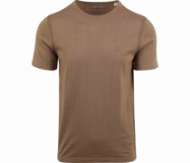 Knitted T-shirt Braun