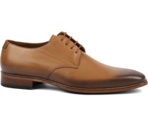 Herrenschuhe Leder Cognac