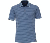 Poloshirt Blau Streifen