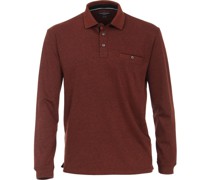 Poloshirt LS Dunkelrot