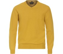 Pullover V-Ausschnitt Gelb