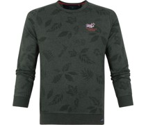 Fleece Sweater Titoki Dunkelgrün