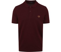 Polo M6000 Einfarbig Bordeaux