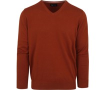 Pullover Vini V-Ausschnitt Orange