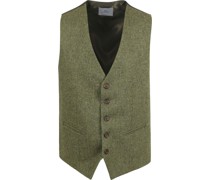 Weste Tweed Grün