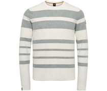 Pullover Streifen Grau