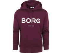Pullover Bordeaux Rot Logo