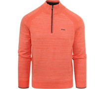 (NZA) Half Zip Pullover Kurow Hell Orange