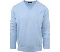 Pullover Vini V-Ausschnitt Hellblau