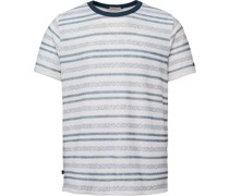 T-Shirt Streifen Gebrochenes Weiß