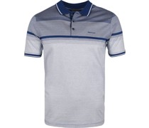 Blaue Polo Gestreift