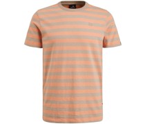 T-Shirt Streifen Orange