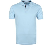 Mercerized Pique Polo Blau