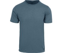 Mc Queen T-shirt Melange Mid Blau