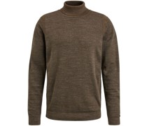Rollkragenpullover Braun