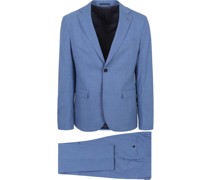 Strato Ossi Suit Wool Blau