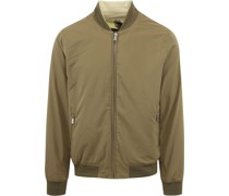 Reversible Bomber Jacke Grün