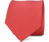 Krawatte Seide Rot F91-6