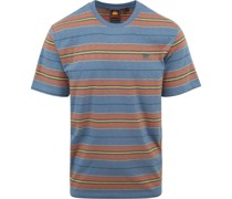 T-Shirt Vintage Streifen Blau